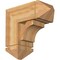 Ekena Millwork Westlake Arts and Crafts Rough Sawn Bracket w/ Offset Brace, Western Red Cedar, 8"W x 18"D x 18"H BKT0806X18X18WTL03RWR - alternate 1